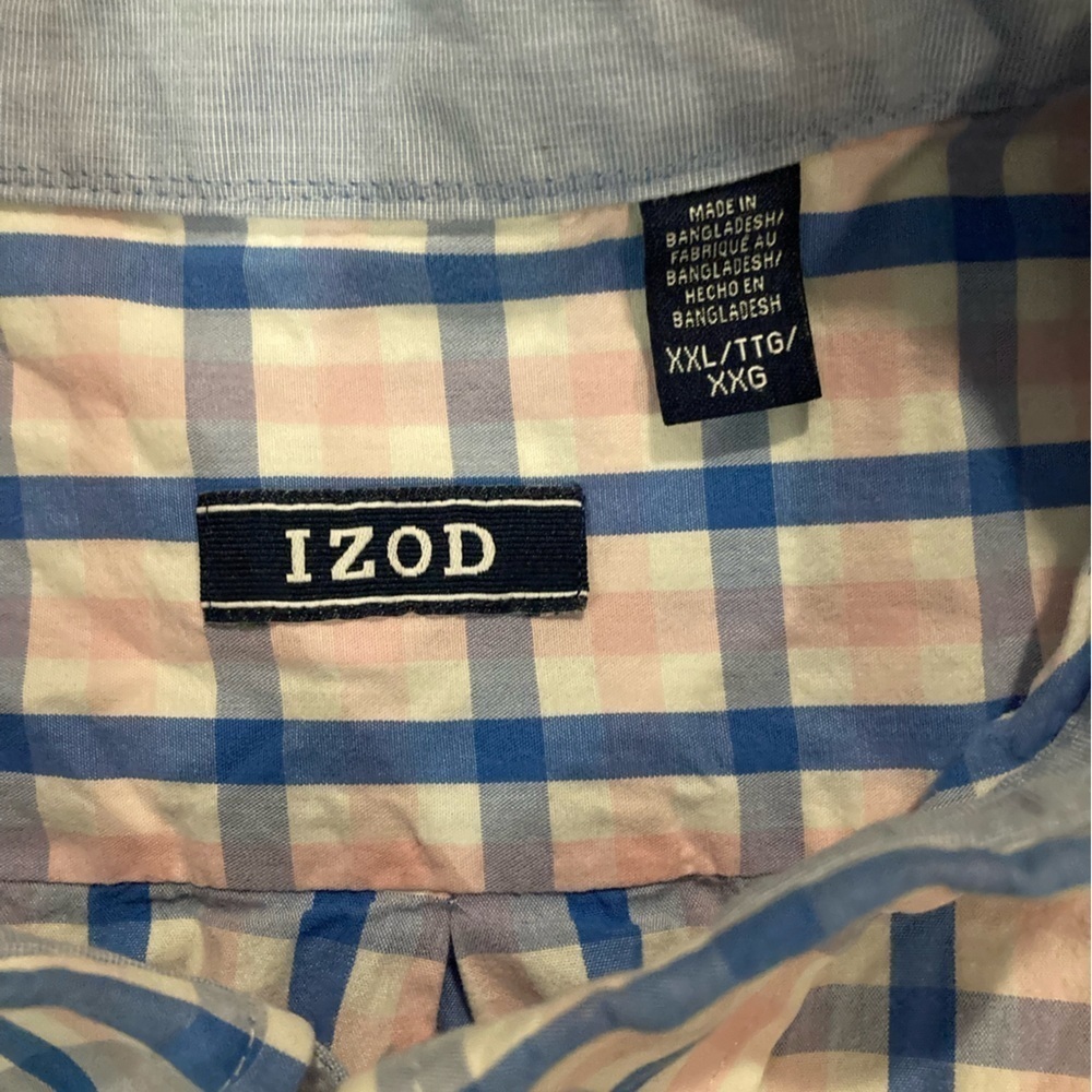 🌟 2/$22‎ 🌟 IZOD Men’s XXL Casual Button Down Shirt - Picture 2 of 4